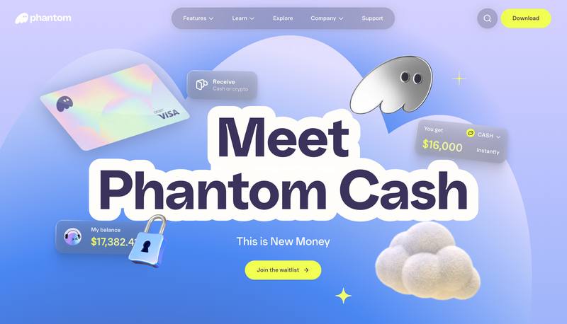 Meet Phantom Cash：加密货币变现金魔法