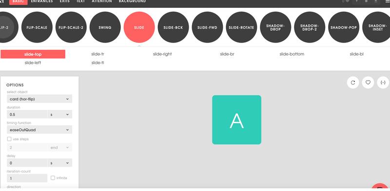 Animista  →  CSS动效印钞机 💫官网直达