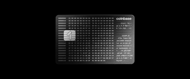 Coinbase CB1 Card：金融视觉黑客