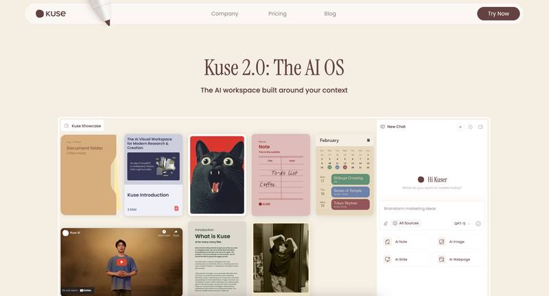 Kuse 2.0：AI操作系统来袭