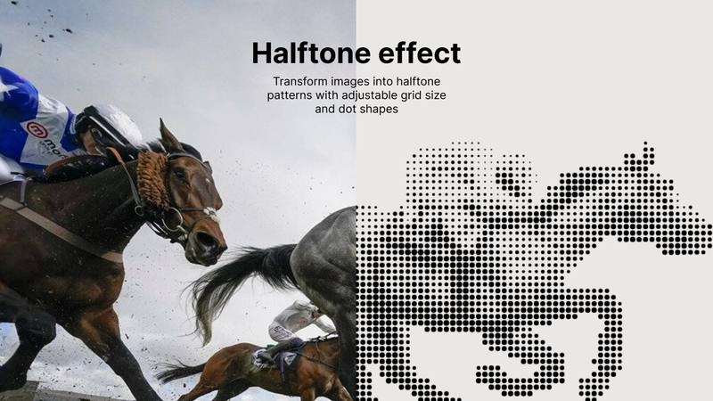 Halftone Effect：复古印刷术 🎪