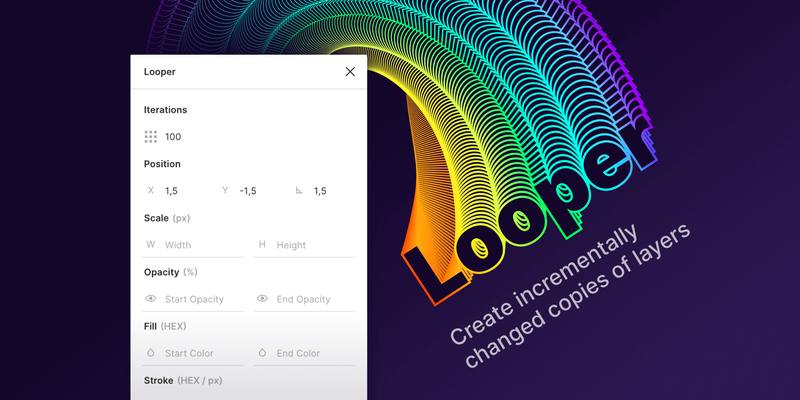 Looper：Figma纹理印刷机