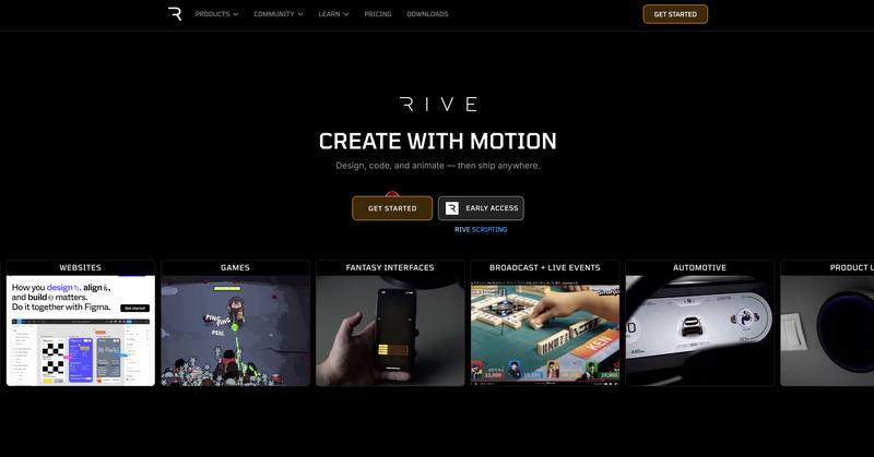 Rive：让交互动效像「拖拽播放」一样简单的神器
