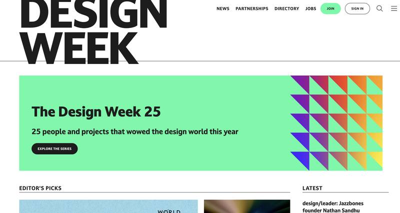 DESIGNWEEK：一杯浓缩的「全球设计AI前沿观察」☕