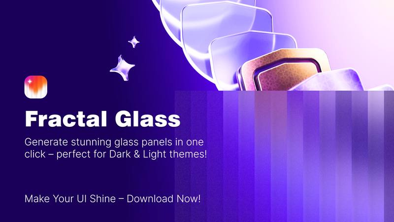 Liquid Fractal Glass Morphism：每一层模糊都是动态的光影 🌊