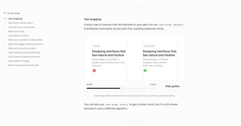 Details That Make Interfaces Feel Better：界面质感提升的几个设计细节 ✒