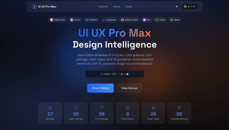 UI UX Pro Max：UI/UX 设计辅助工具 🛠