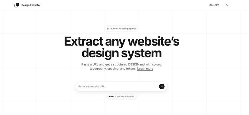 Design Extractor：AI 一键提取网站设计系统